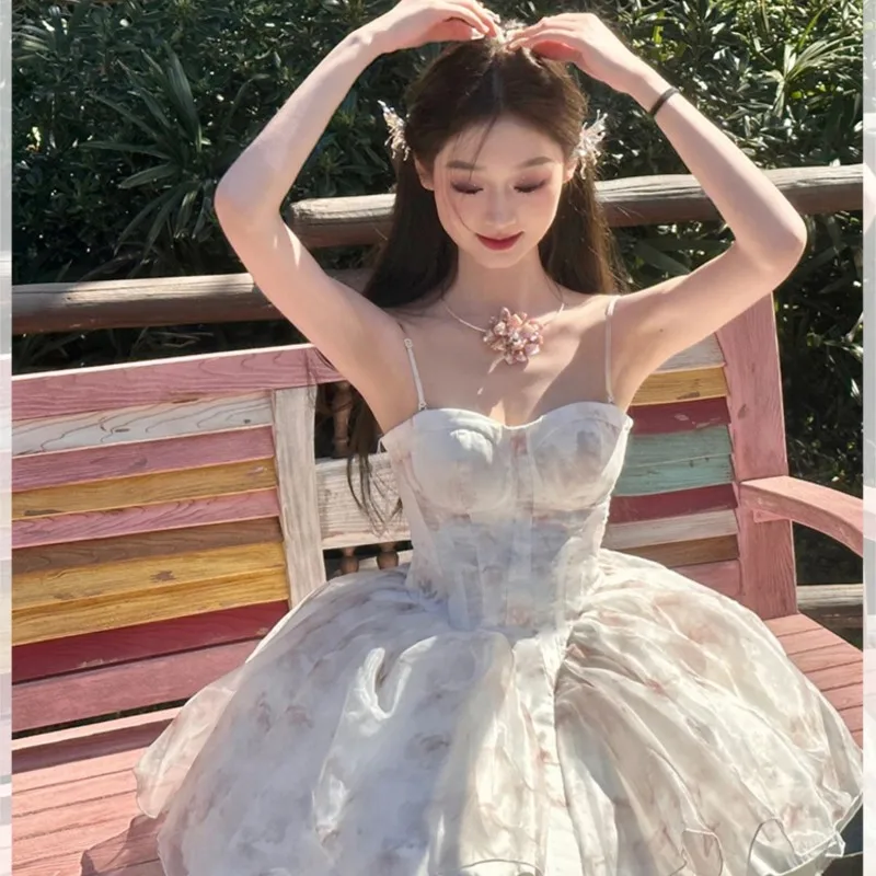 

Women's off-Shoulder Tube Top Dress for Birthday Little