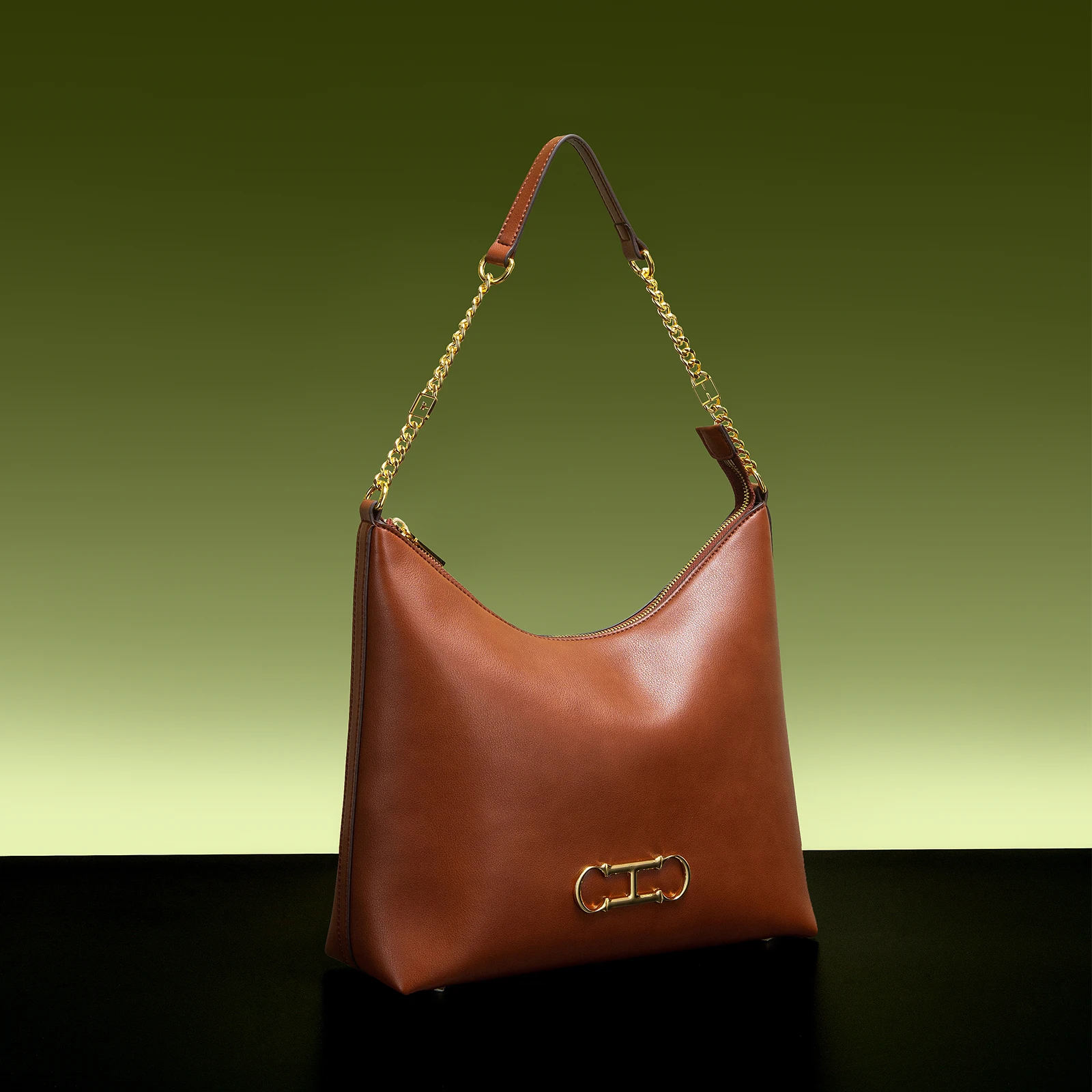 ربيع جديد حقيبة يد خضراء فاتحة بسيطة بلون ركاب حقي...