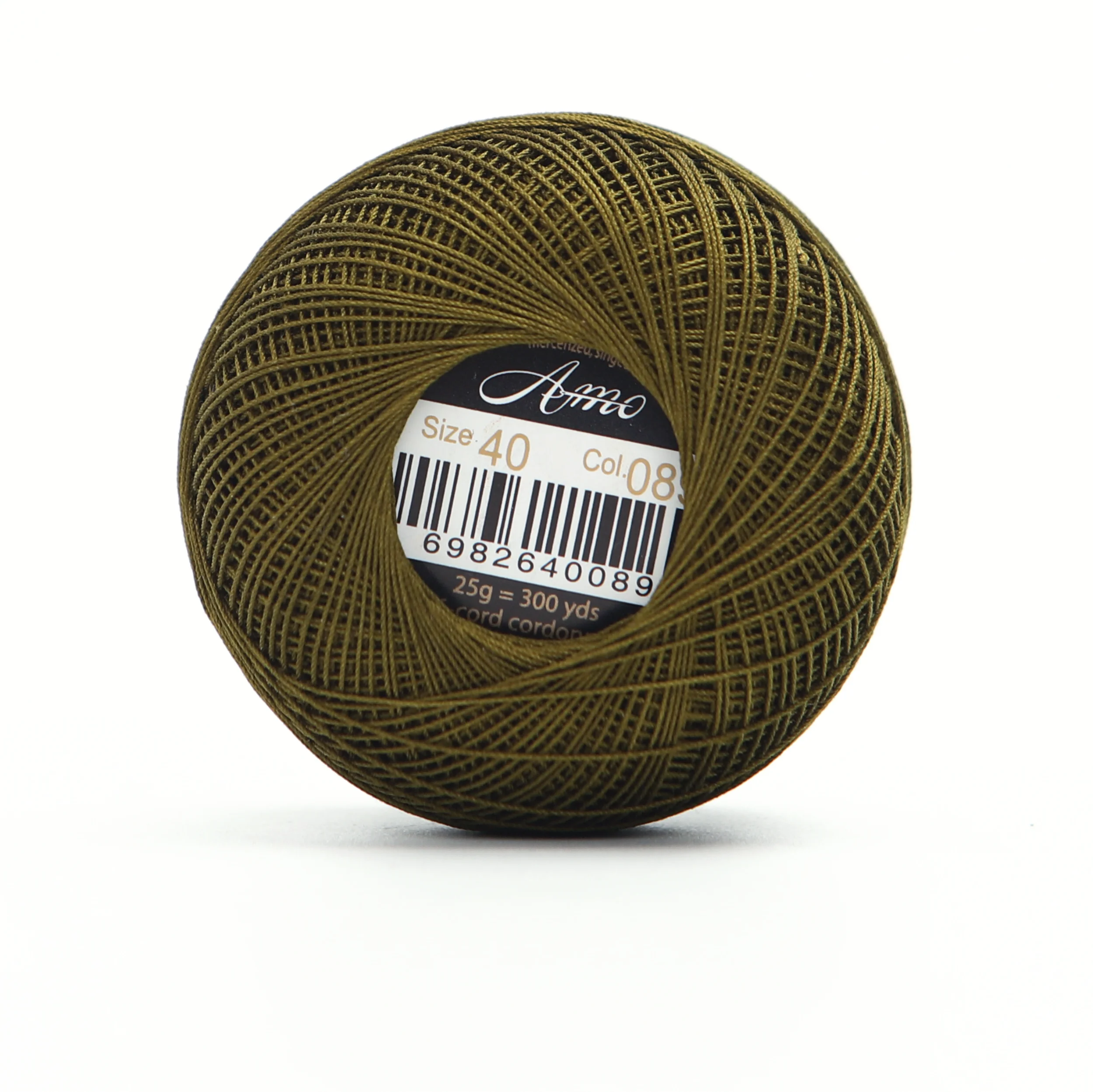 Größe 40, doppelt merzerisierter Häkelgarn aus ägyptischer Baumwolle, perfekt für Occhi-Projekt, 25-Gramm-Kugel, 300 Yards, 56 Farben erhältlich – Detail 35