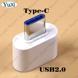 Universal Type - C/Micro USB to USB Adapter - OTG Data Connector (Type - C White - 1pc)