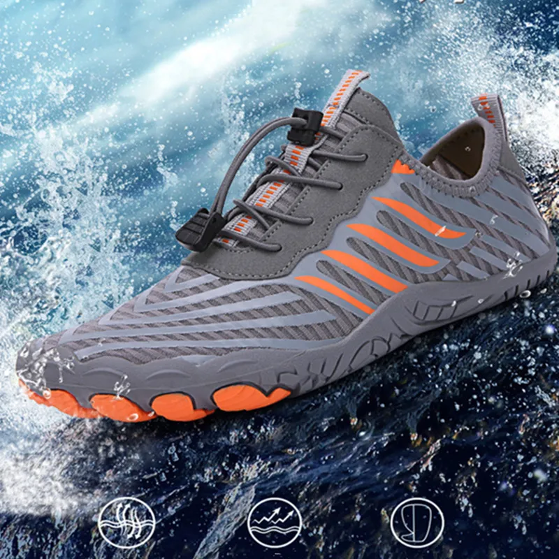 Men Women Quick Dry Barefoot Water Shoes Comfortable Breathable Beach Seaside Wading Shoes Trekking Upstream Surfing Aqua Shoe