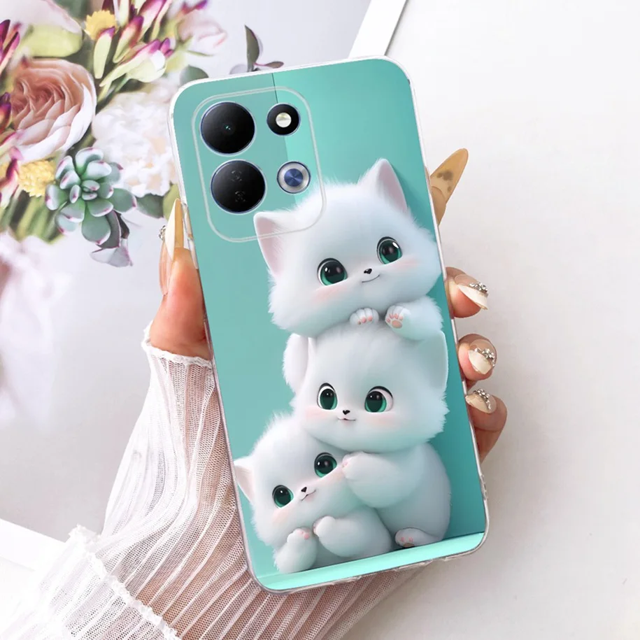 Cute Cartoon Animal Soft Silicone Clear Phone Case Cover
