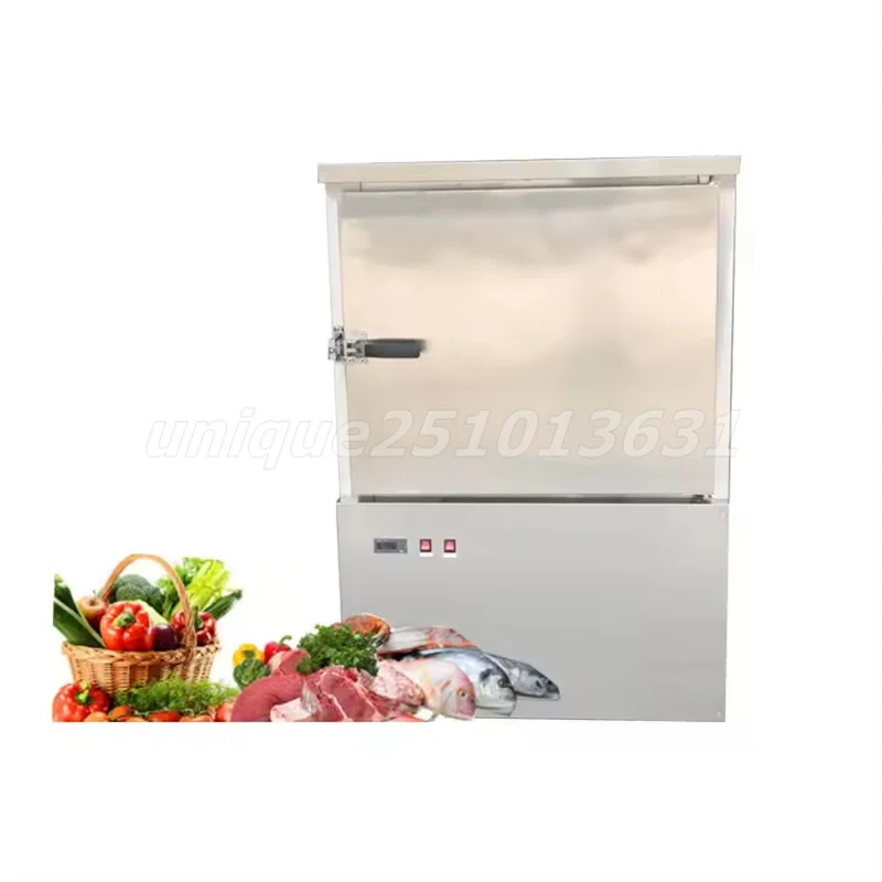 178l Large Volume Food Flash Freezing Equipment 6 Tray Air Blast Freezer Frozen Seafood Fast Freezing Refrigerator for Meat Fish - Image 2