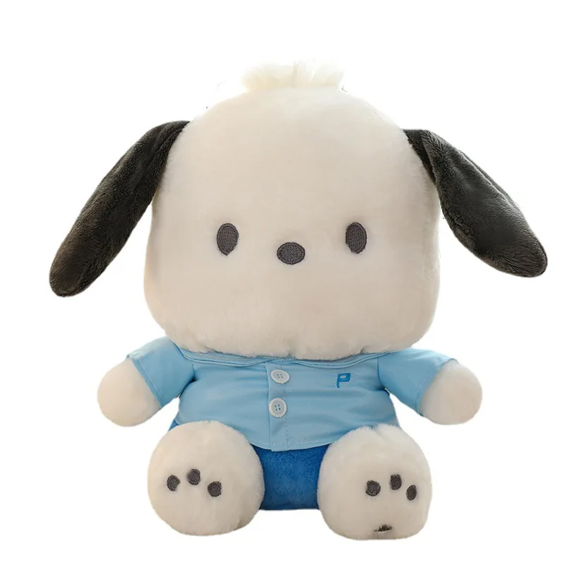 

35CM Cartoon Animation Sanrio Series Pochacco Doll Plush Toy Pillow Kawaii Bedside Sleeping Ornament Girls Birthday Gift