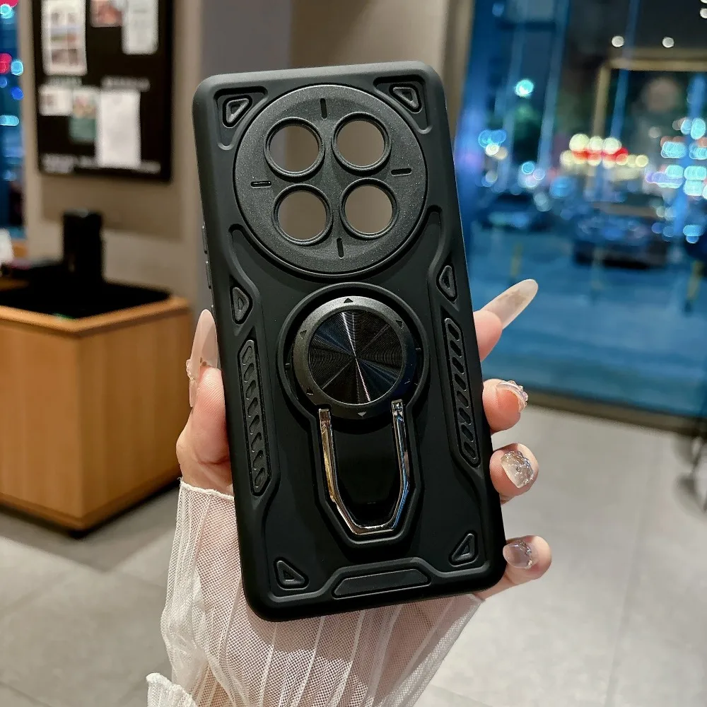 360° Rotating Metal Ring Stand Shockproof Armor Case