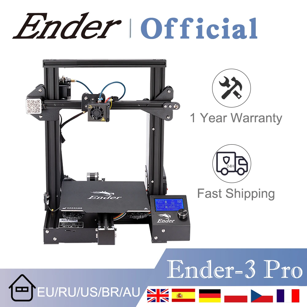 Ender-3 Pro 3d Printer With V4.2.2 Motherboard Fdm 3d Printers Print Size  220x220x250mm Creality 3d - 3d Printer - AliExpress