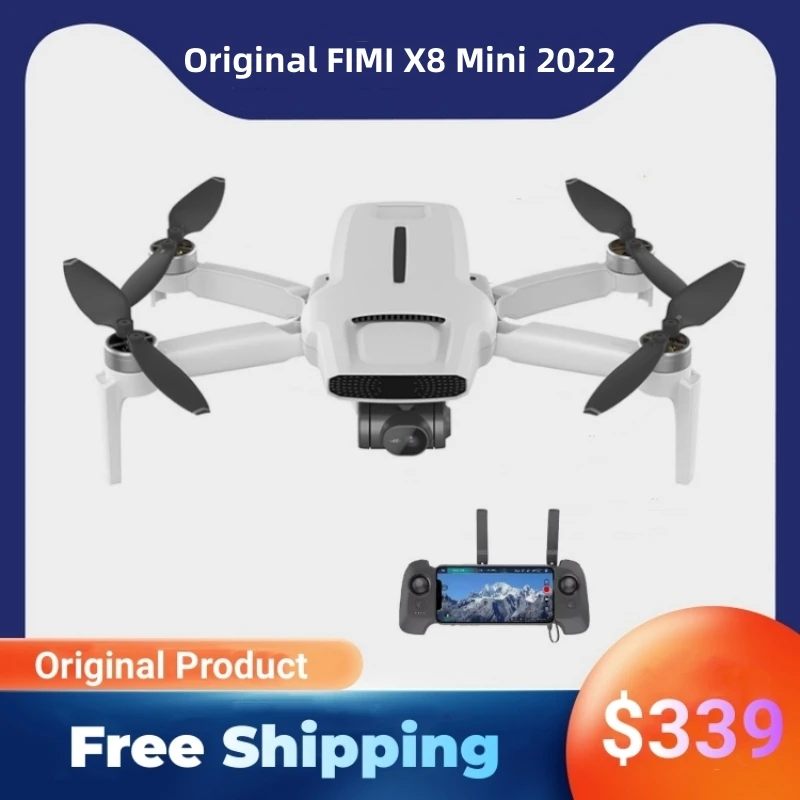 

FIMI X8 mini Pro Camera Drone 4K HD 3-Axis Gimbal 5G Wifi GPS Drone 8km Remote Control 30mins Flight 250G-Class Quadcopter