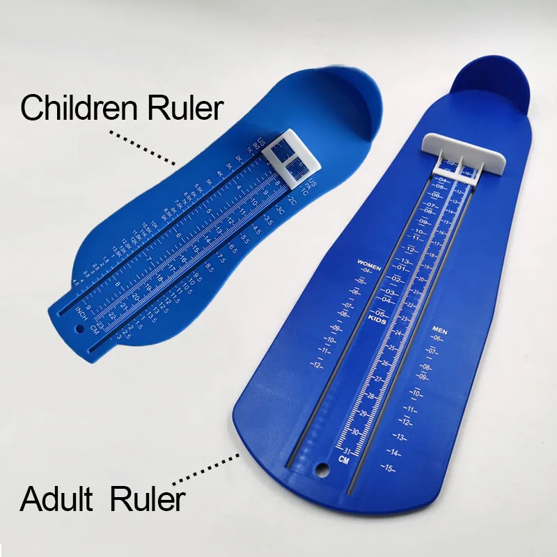 Foot Measuring Device Family Shoe Feet Measure Ruler Sizer for All Sizes Infants Kids Men Women Adults US Standard Shoe Size