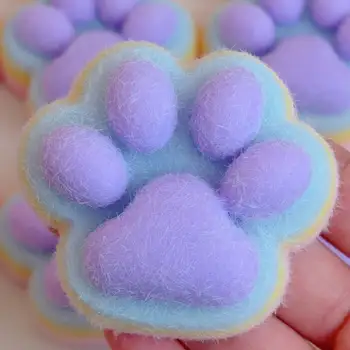 New Cat Paw Mochi Taba Squishy Fidget Toy Cute Cat Paws Toys Slow Rebound Decompression Toy Reduce Stress Kids Toys Gifts 