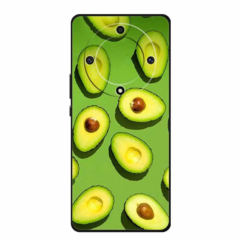 Stylish Painted Soft Silicone Back Cover for Honor X9a – Protective and Popular Coque