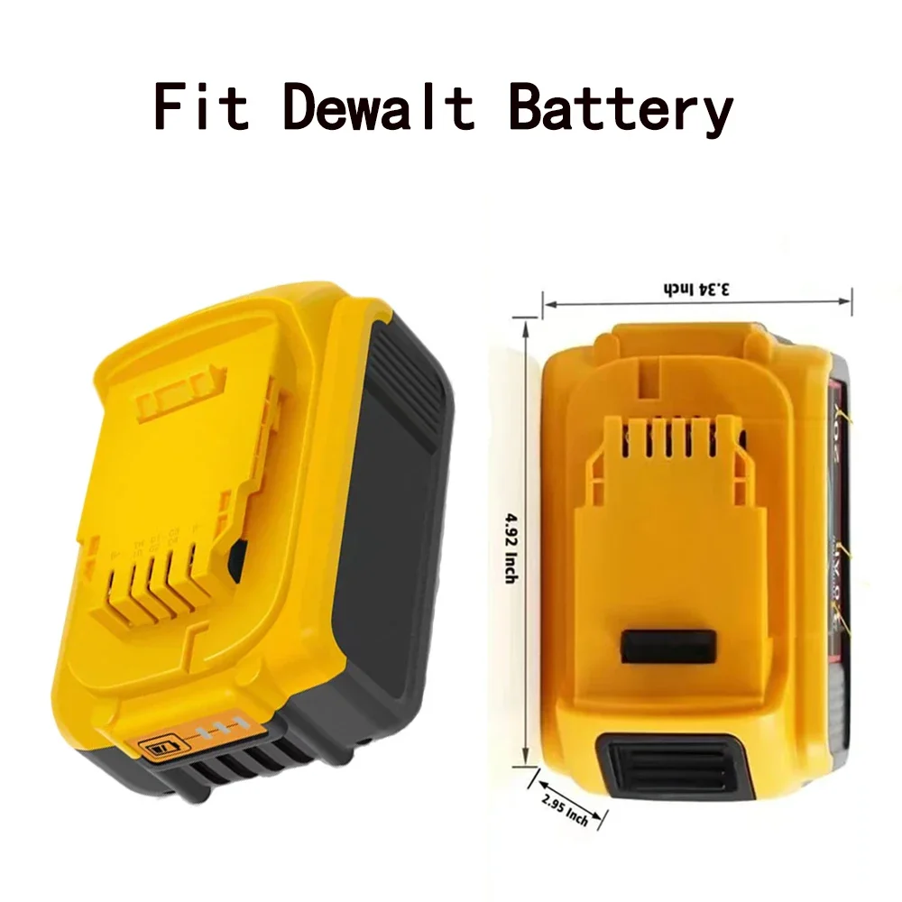 Portable Spotlight Portable Work Light Emergency Light LED Light For Dewalt 18V Battery 4In Cordless