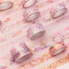9 pcs/set Sweet Memories Gilding Washi Tape Set Scrapbooking Diy Journal Stationery Deco Art Supplies Masking Tapes Gift 3