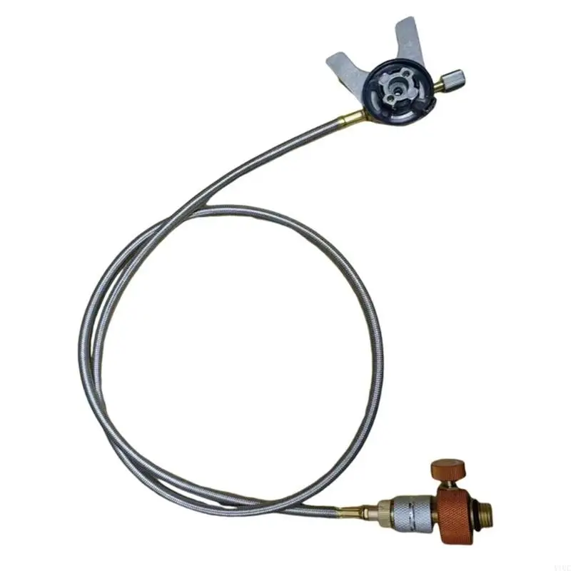 Split Type Gas Filling Adapter Outdoor Camping Burners Adaptor Conversion Furnaces Connector Gas Tanks Burners Head Adapter