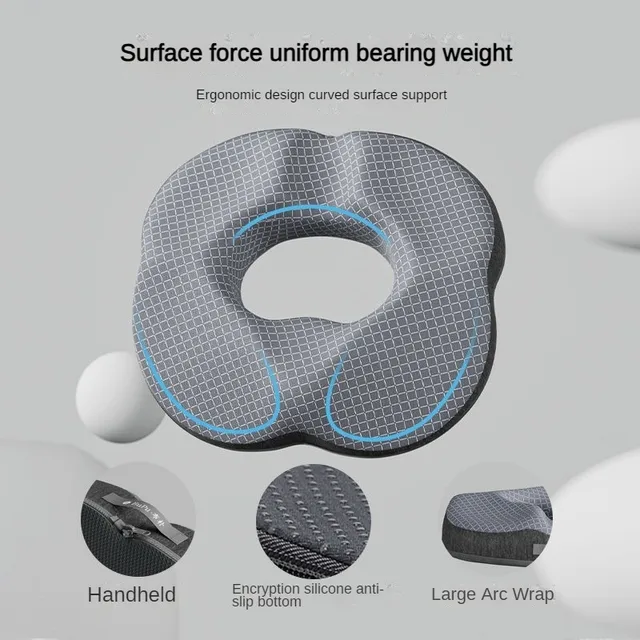 Donut Pillow Hemorrhoid Seat Cushion Tailbone Coccyx Orthopedic Medical Seat Prostate Chair for Memory Foam 2