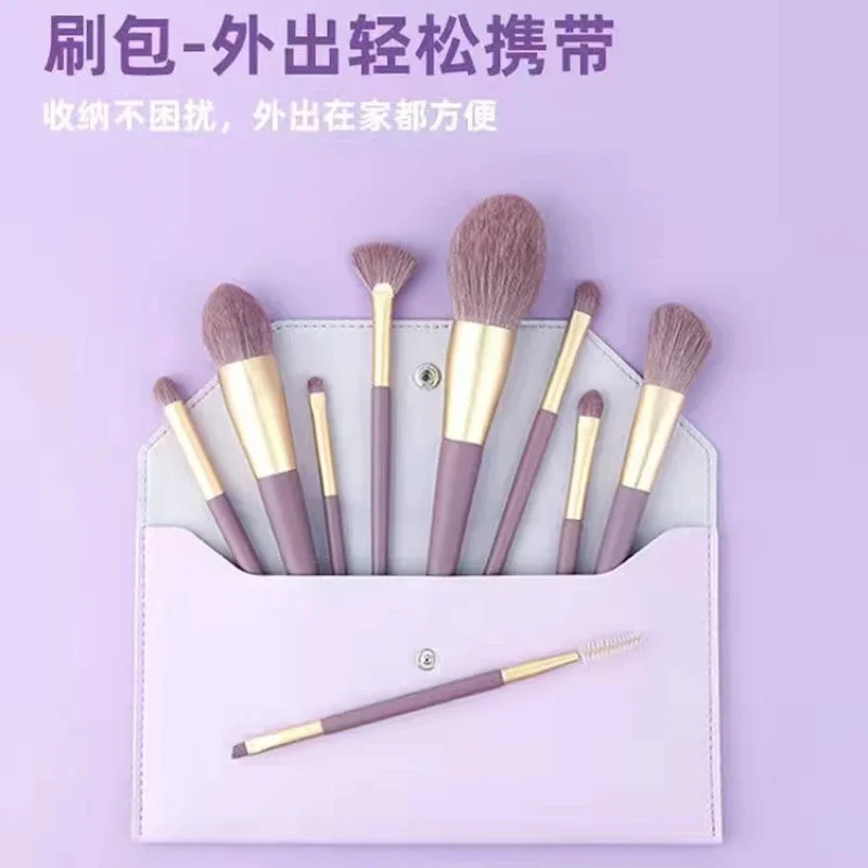 

Pattern Small Purple Potato Makeup Brush Set Eye Shadow Brush Foundation Super Soft Brush Makeup Tools Powder Painting