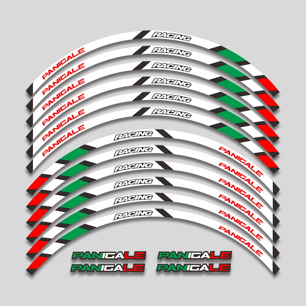 For DUCATI 899 959 1199 1299 Panigale R V4 V2 S Motorcycle Stickers Rim Decals Accessories Wheel Reflective Stripe Sticker Tape