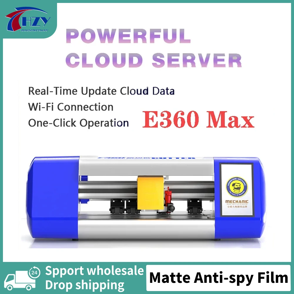 

MECHANIC E360 Unlimited Film Cutting Machine Unlock Cloud Intelligent Cutting Universal Flexible Hydrogel Film Cutter For SS-057