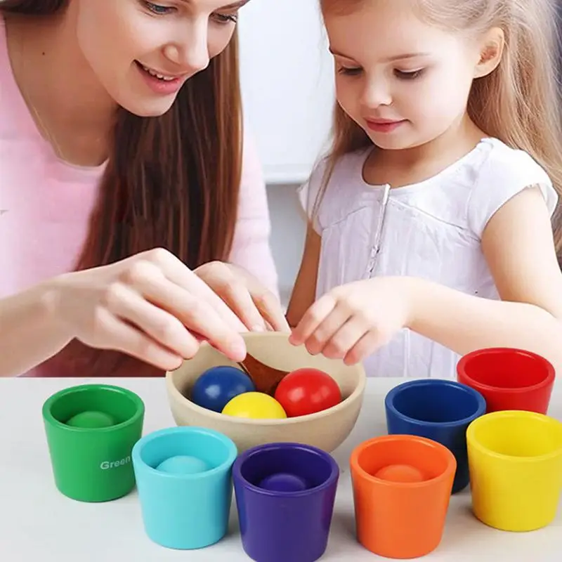 Рисунок 3 - Деревянные игрушки Монтессори для раннего развития