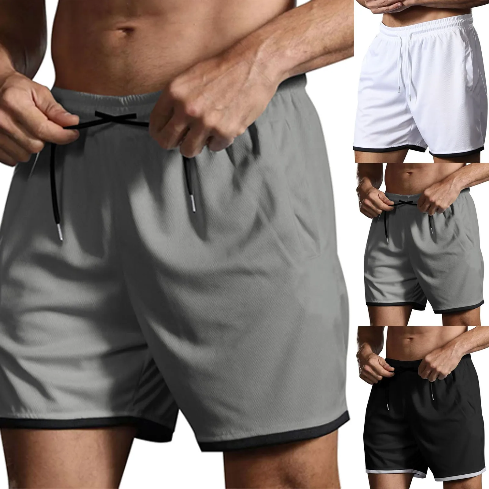 Breathable Men's Gymnastics Running Beach Shorts