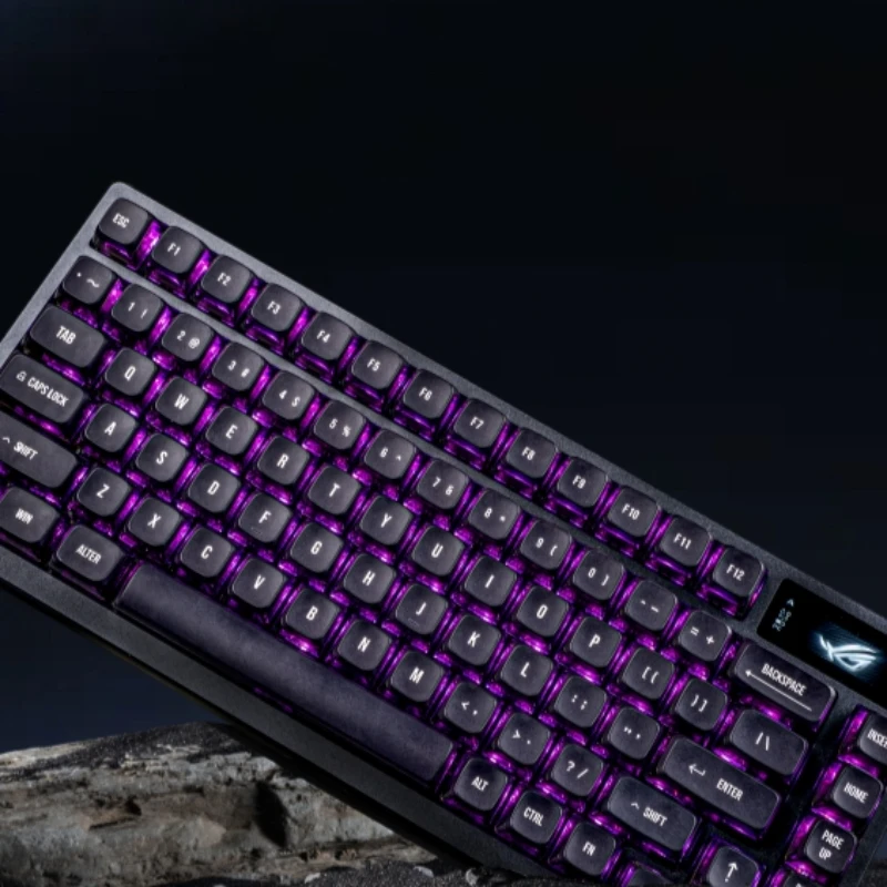 Mifuny Keycaps Pudim Transparentes Acessórios Teclado Mecânico para Switch mx Pbt Asa Perfil Gaming Key Caps - Imagem 3