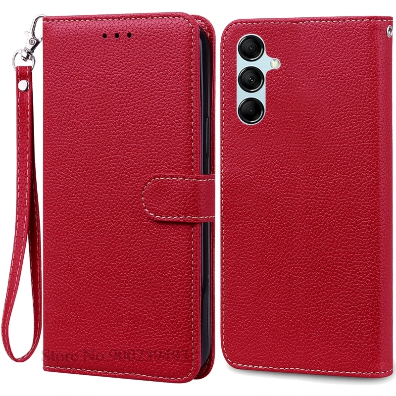 Leather Wallet Flip Phone Case - Premium Cover for Samsung Galaxy M55 5G