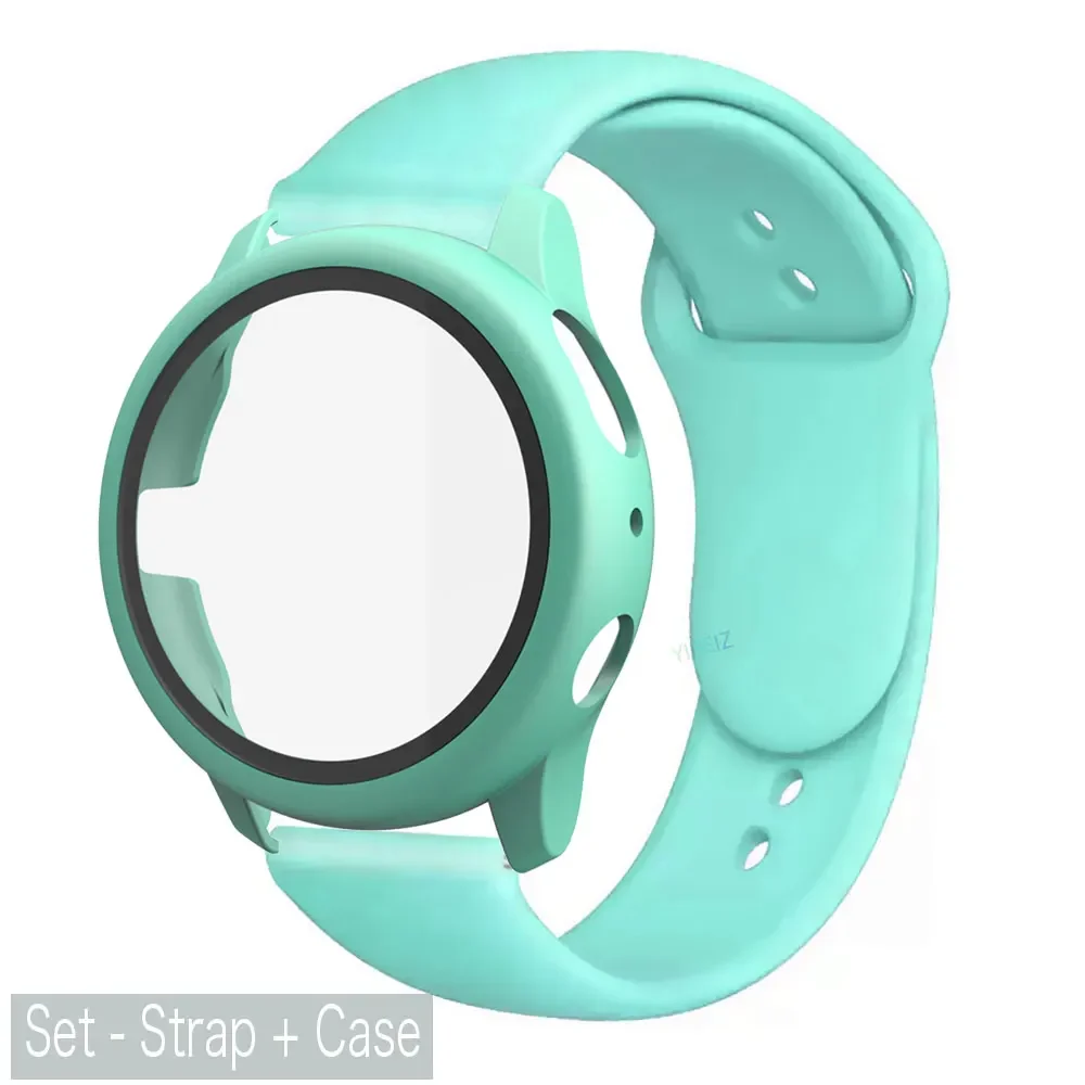 Protective Glass Film Case & Strap Set with Bracelet Accessories