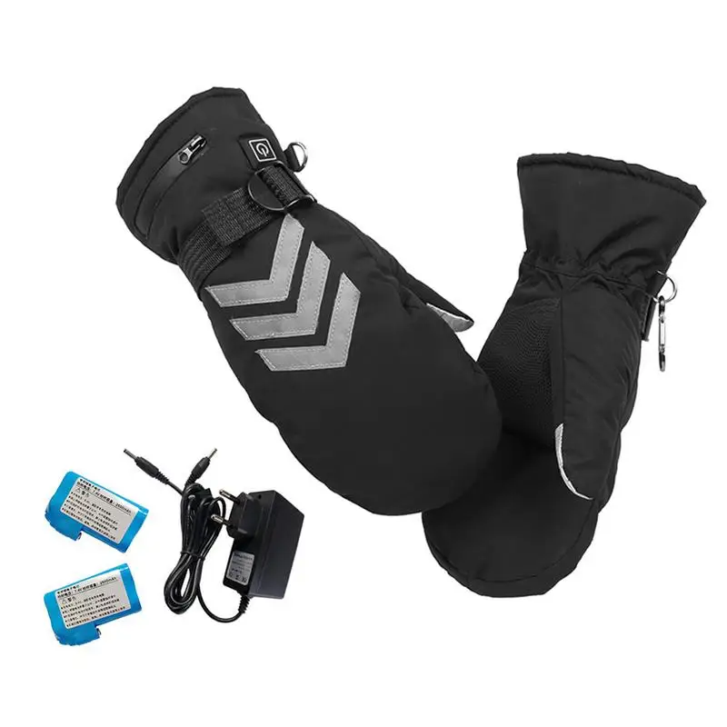 Men Women Electric Heated Gloves Skiing Heated Gloves With Rechargeable Battery Thermal Gloves Hand Warmers With 3 Heat Modes 2