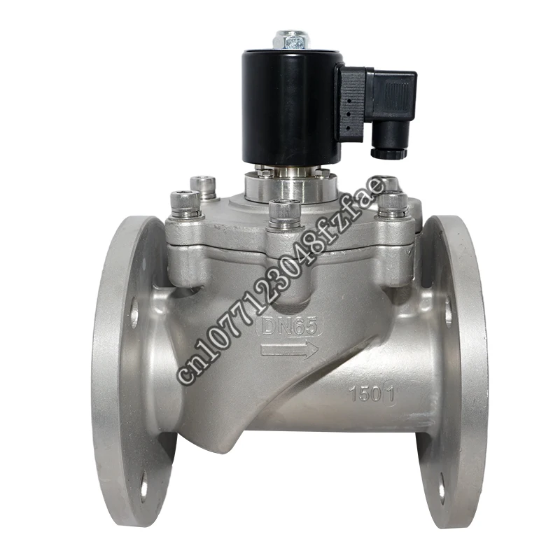 

CE ISO Z291 Stainless Steel Flange 2 Way 16bar 25bar 40bar Solenoid Valve Water Gas Vapor Light Oil