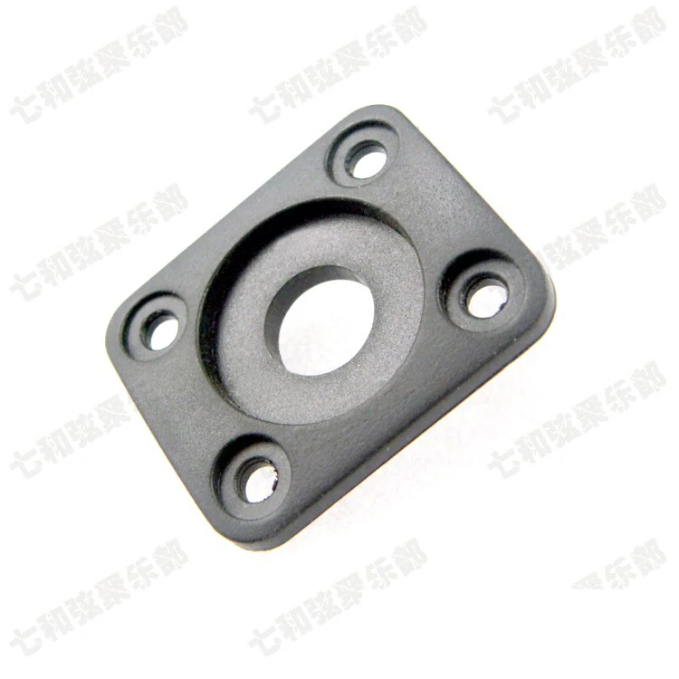 

2 Pcs Black Rectangula Plastic Guitar Jack Plates for Electric Guitar (ZLCKB-BK-2)