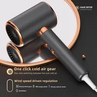 Sèche-cheveux haute puissance 2400W, séchage rapide en 15 secondes, ions négatifs, température constante, air chaud et froid, haute vitesse, prise EU/US/UK 1