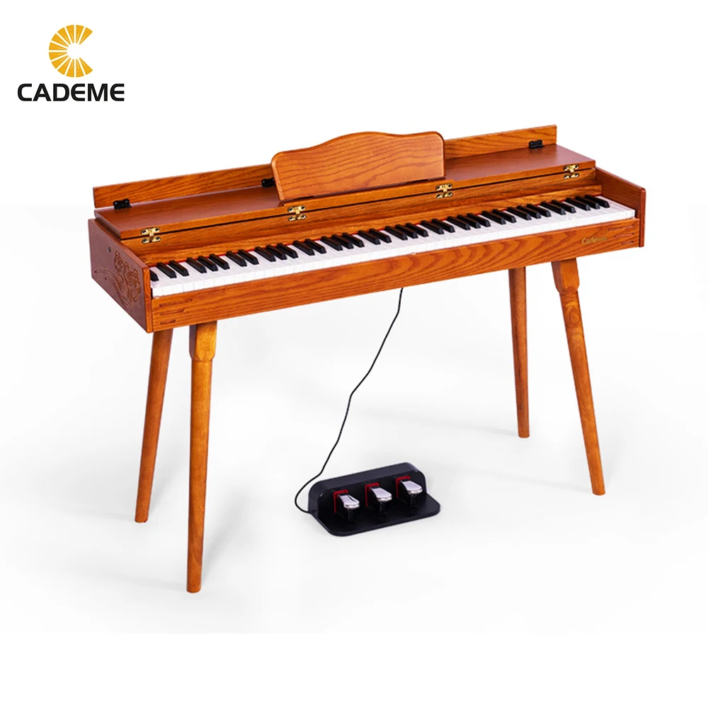 Goed doen Intact sneeuw Cademe Instrument Digitale Piano Natuurlijke Hout 88 Sleutel Gewogen  Toetsenbord Voor Kid Volwassenen Beginner Online Les Met Muziek Stand _ -  AliExpress Mobile