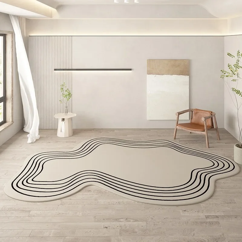 Floor Mats Floor Rugs Carpet Living Room White Rug Large Size Home Decor Rugs for Bedroom Bedside Soft Fluffy Floor Mat Tapis Salon Ковер В Гостиную