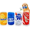Interactive Dog Toys Champagne Wine Bottle Shape Pet Toy Plush Filled Vodka Toy Squeaky Bite-Resistant Pet Supplies Whisky 4