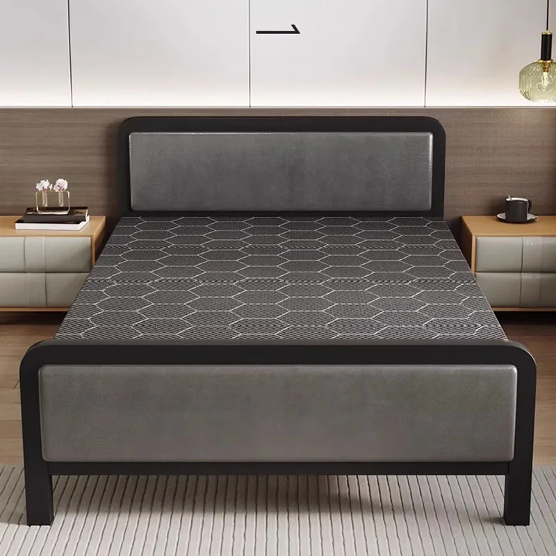 Single Folding Bed Safe Modern Queen Living Room Hotel Portable Bed Frame Japanese Nordic High Cama Individual Salon Furniture