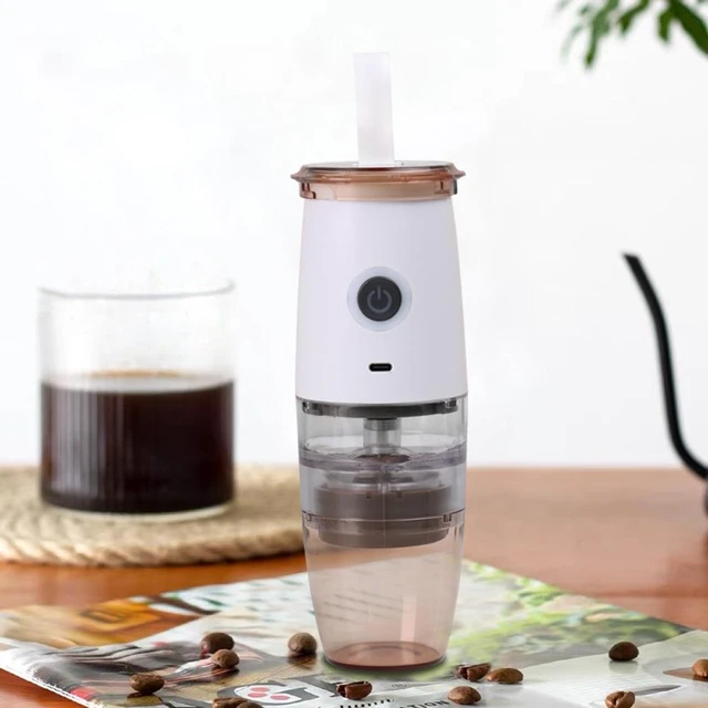 Electric Coffee Bean Grinder Household Small Coffee Bean Machine USB  Charging Manual Portable Automatic Coffee Machine Grinder - AliExpress
