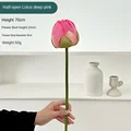 Half open deep pink