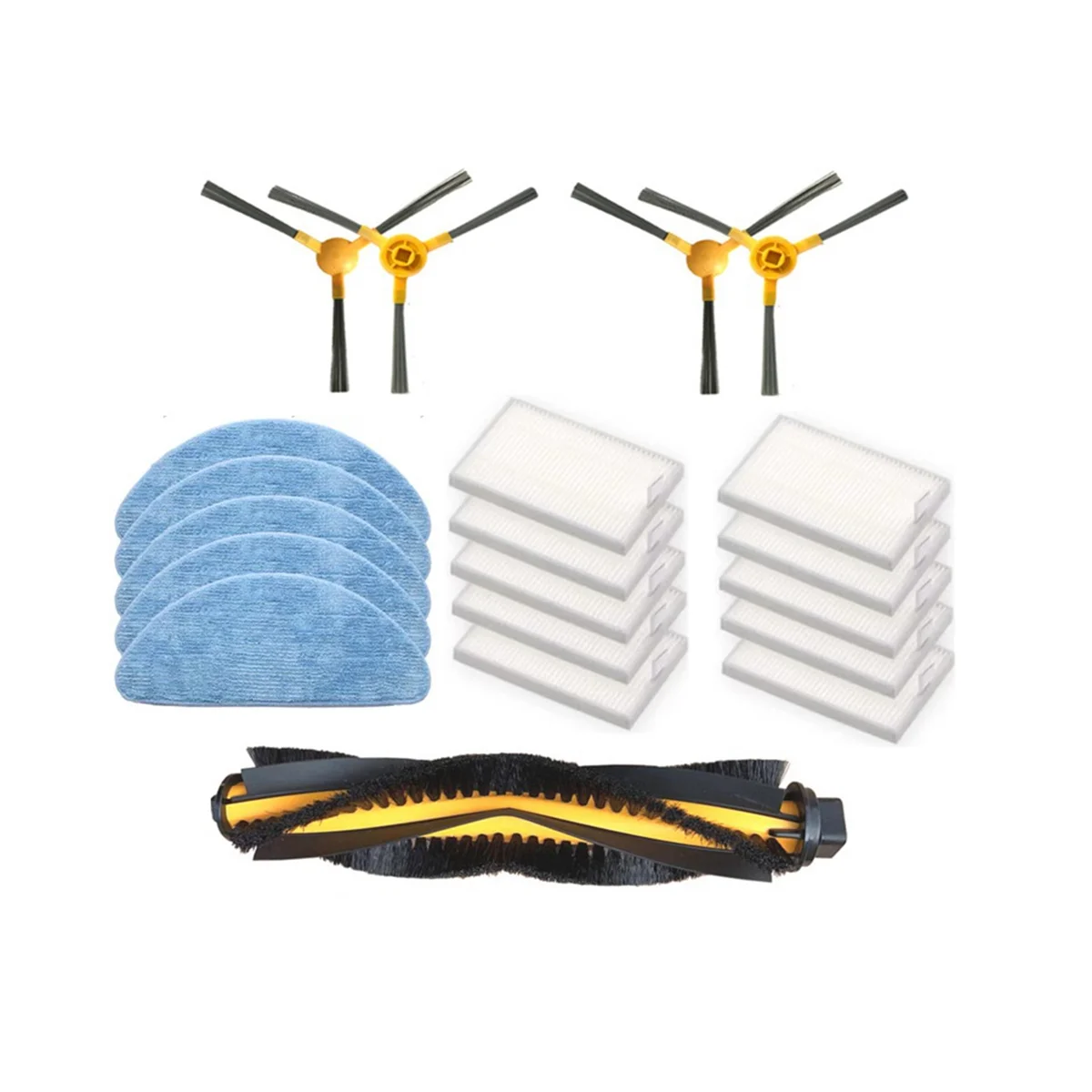 

Roller Brush Side Brush HEPA Filter for 800T C30B Filter Robot Vacuum Cleaner Parts MopS Set