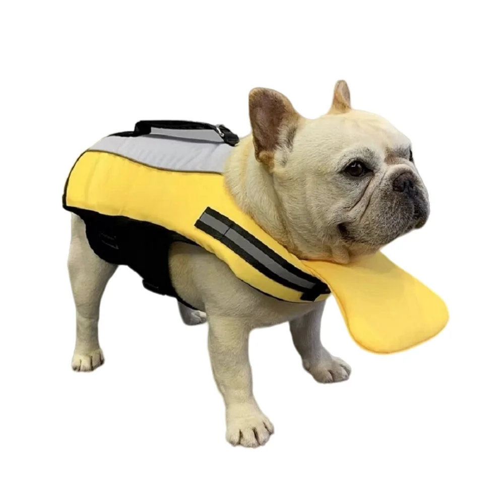 Inflatable Dog Life Jacket Swimming Reflective Suit Life Jacket