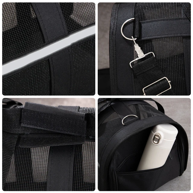 Portable Foldable Dog Pet Carrying Bag Outing Portable Cat Dogs Handbag Breathable mesh outdoor tent for carrying pet handbags 3