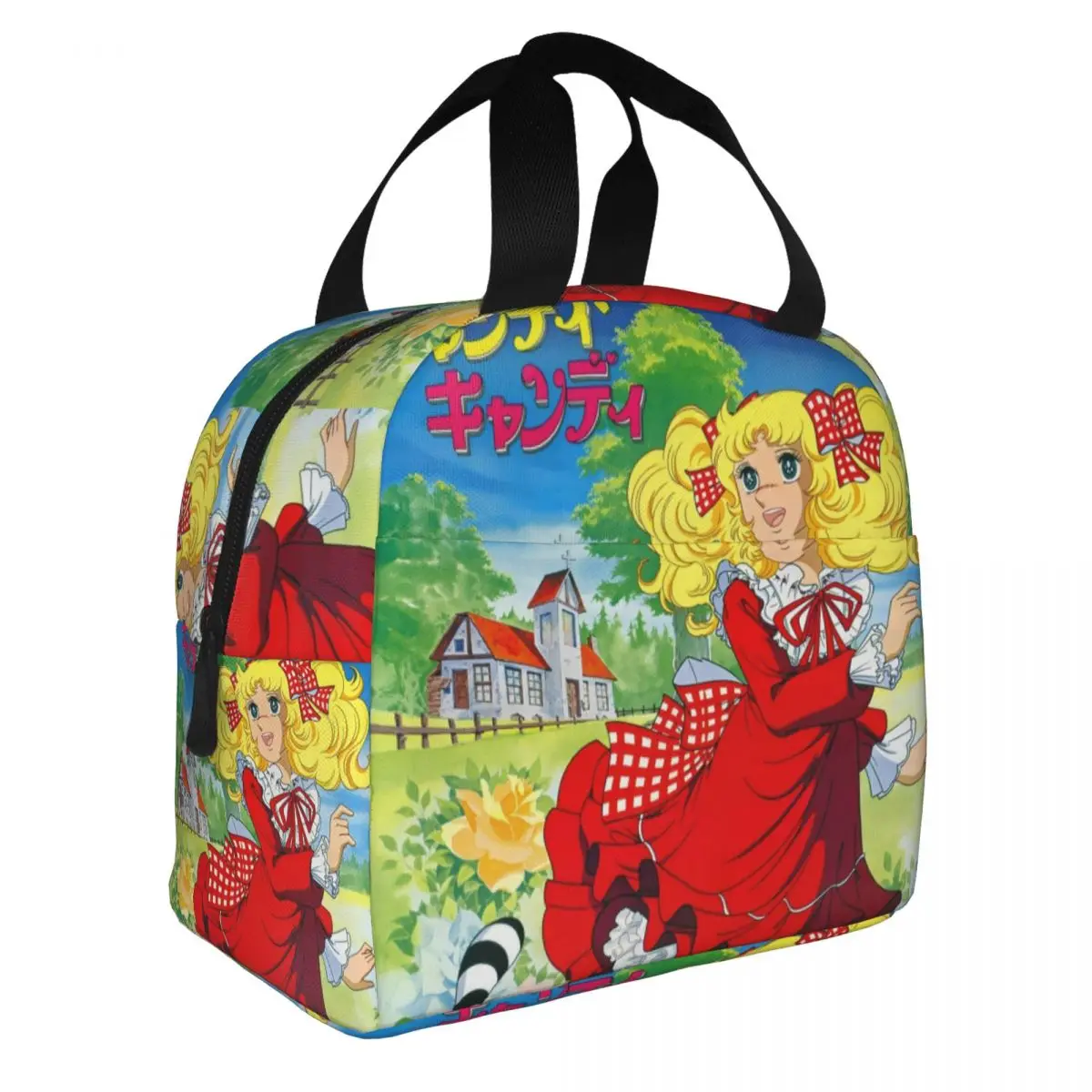 Candy Candy Lunch Bag Men Women Cooler Thermal Insulated Lunch Box for Adult Office