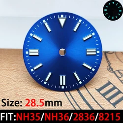 Vibrant Luminous Yellow and Black Watch Dial - 28.5mm (1)