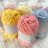 40g Pile Yarn Soft Chenille Yarn for Knitting Velvet Texturized Knitted Crochet Yarn Warm Line Threads To Knit Needlework Doll 2