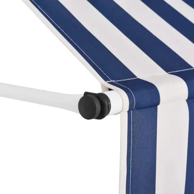 Tenda da sole a scomparsa manuale 150cm/200cm/250 cm/300cm/350cm/400cm per la finestra, sulla terrazza, sul balcone o sul giardino 3