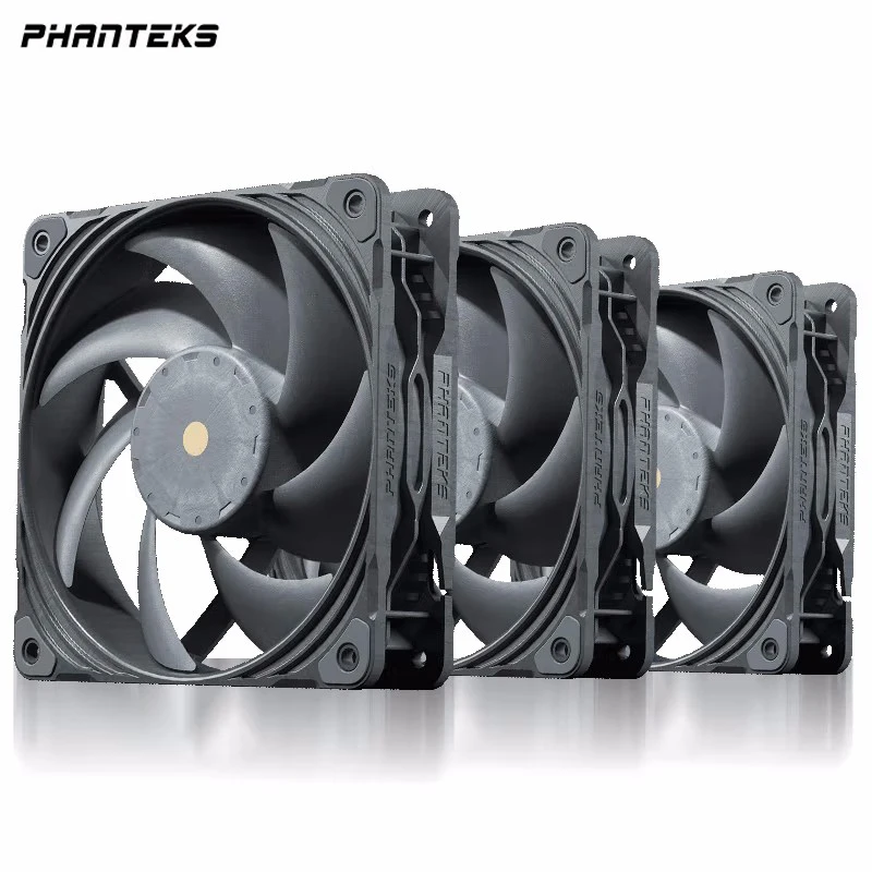 Phanteks-冷却ファンt30,120mm,4ピン,温度制御,コンピューターケース 