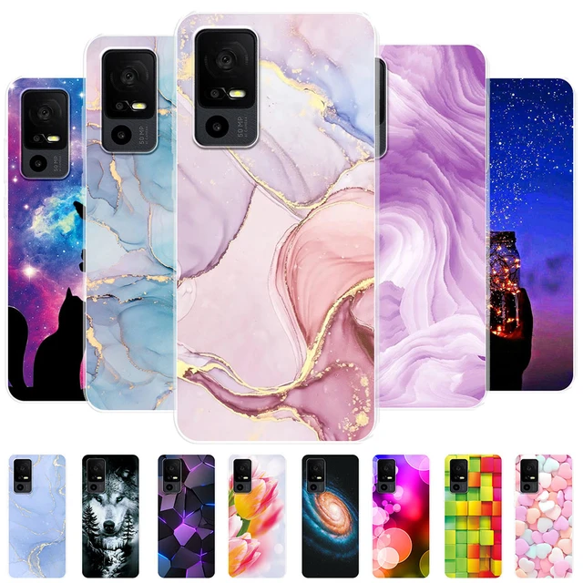 Cover per telefono per TCL 40 SE custodia 6.75 ''Silicone Lovely Black  Bumper Lion Soft TPU Coque per TCL 40SE Funda per TCL40SE Protector -  AliExpress