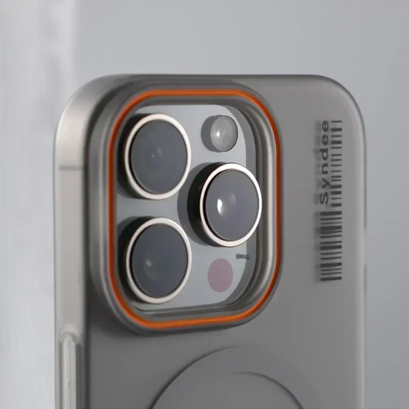 iPhone Frosted Clear Magnetic Protective Case 4