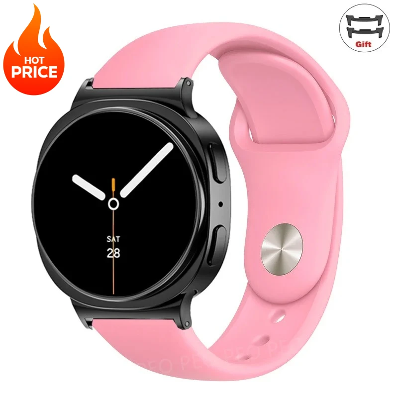 Premium Silicone Sport Band Strap - Universal Smartwatch Wristband Accessory