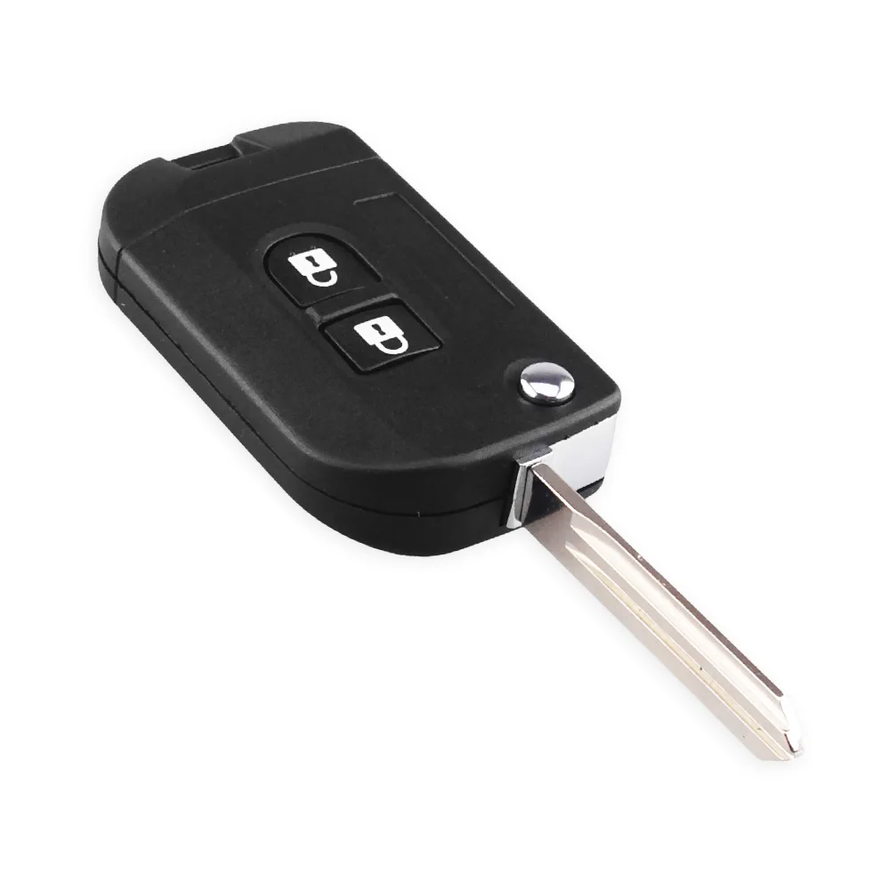 2 Buttons Flip Folding Remote Car Key Shell Case Fob Cover For Nissan Qashqai Micra Navara Almera Note primera Sunny