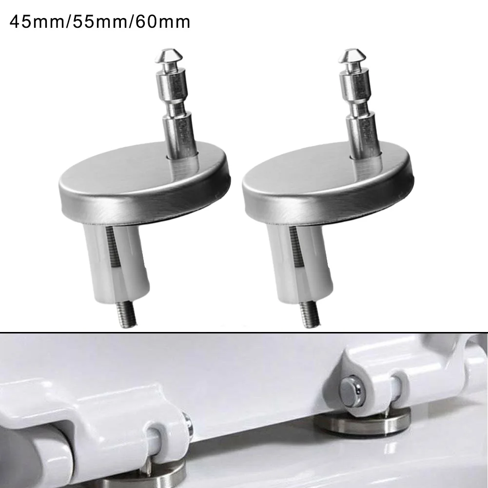 2pcs Toilet Cover Screw Buckle Quick Release Expansion Toilet Cover Seat Screw 45/55/60mm Lid Clips Building Tools toilet accessories