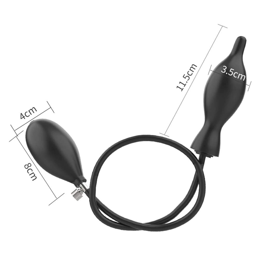 Super Big Butt Plug Pump Inflatable Huge Anal Dilator Massager Expandable Anus Balls Sex Toys for Women Man Gay